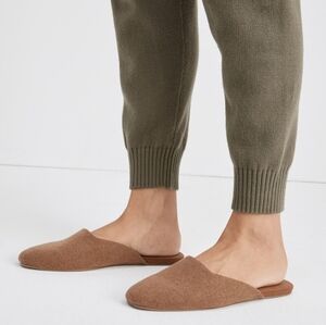 9 Haven Well Within Felted Mule Slides Cognac